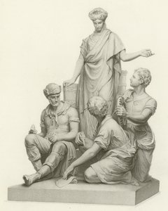 Ingenieurwesen, Albert Memorial, Hyde Park, London von English School