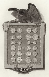 Englische Münzen von Heinrich II. bis Heinrich III. von English School
