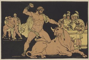 Entellus tötet den Stier von English School
