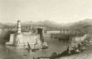 Eingang zum Hafen von Marseille von English School