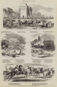 Epsom-Rennen (Stich) von English School