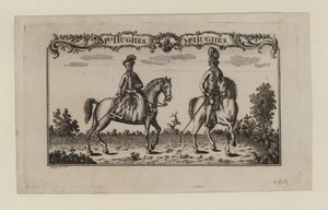 Reitunterhalter, Mrs Hughes und Mr Hughes, Visitenkarte