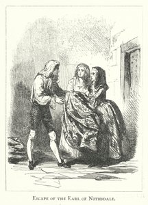 Flucht des Earl of Nithsdale von English School
