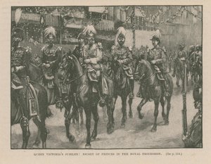 Eskorte der Prinzen in der königlichen Prozession