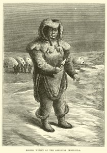 Eskimo-Frau von der Adelaide-Halbinsel von English School
