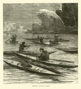Eskimos jagen Robben von English School