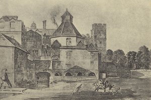 Eton College Küche, um 1780 (Gravur) von English School