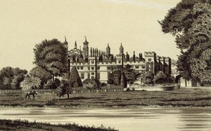 Eton College vom Fluss aus von English School