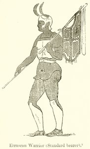Etruskischer Krieger (Fahnenträger) von English School