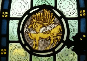 Evangelistensymbol: St. Lukas von English School