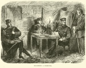 Untersuchung eines Deserteurs, Februar 1871