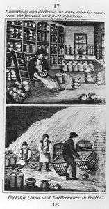 Untersuchen und Ankleiden des Geschirrs, 1827 von English School
