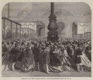 Ausstellung der königlichen Hochzeitsgeschenke im South Kensington Museum von English School