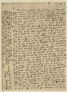 Faksimile eines Briefes von Oliver Cromwell an Mr. Storie, datiert St. Ives