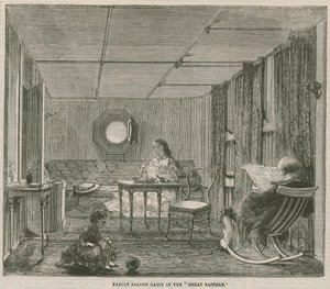 Familiensalon-Kabine in der Great Eastern von English School