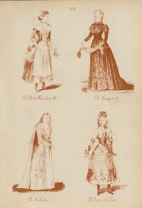 Kostüme: Miss Hardcastle, Hugenol, Julia, Jeanne d