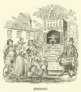 Fantoccini (Gravur) von English School