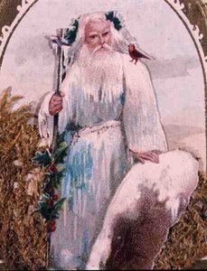 Figur des alten Winters, viktorianisch