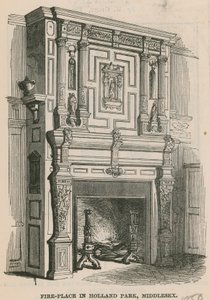 Kamin in Holland Park, London von English School