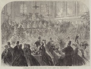 Blumenschau der United Horticultural Society, Albion Hall, Moorgate-Street von English School
