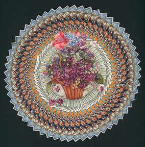 Blume aus alten Zigarettenschachteln