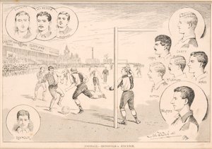 Fußball - Ironopolis gegen Stockton, 1892 von English School