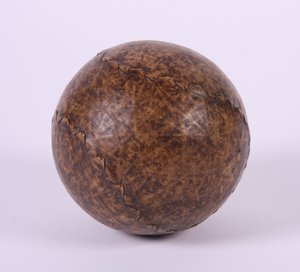 Fußball, verwendet in frühen Ballspielen