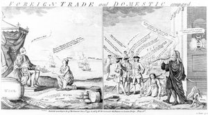 Ausländischer Handel und häuslicher Vergleich, von William Herbert, 1754