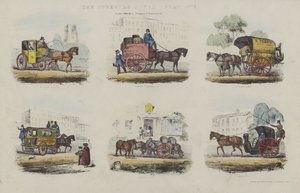 Transportmittel im London des mittleren 19. Jahrhunderts