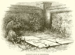 Franklins Grab in Philadelphia von English School