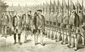 Friedrich Wilhelm I. und seine Riesengarde von English School
