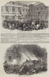 Französische Revolution von 1848 von English School