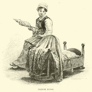 Französische Krankenschwester von English School