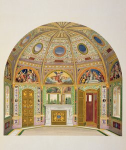 Freskodekoration im Sommerhaus des Buckingham Palace, aus The Decorations of the Garden Pavilion in the Grounds of Buckingham Palace von Ludwig Gruner (1801-82) und Anna Brownell Jameson (1794-1