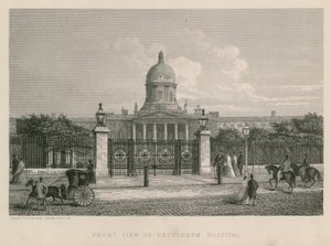 Vorderansicht des Bethlehem Hospital von English School