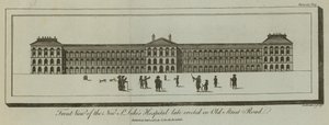 Vorderansicht des neuen St. Lukes Hospital