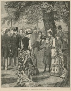 Gartenparty im Marlborough House am 23. Juli 1883 von English School