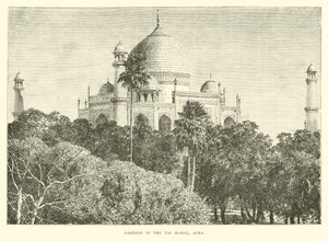 Gärten des Taj Mahal, Agra von English School