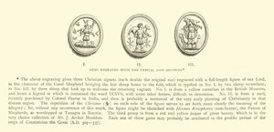 Edelsteine mit dem typischen Guten Hirten graviert von English School