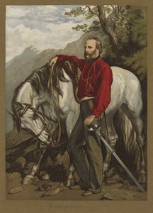 General Garibaldi (Farblithographie)