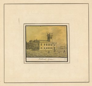 Gesamtansicht einer Kirche in Bethnal Green von English School