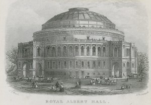 Gesamtansicht der Royal Albert Hall von English School