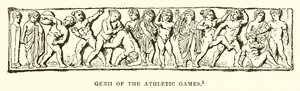 Genien der athletischen Spiele von English School