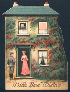 Herr besucht Dame, Weihnachtskarte