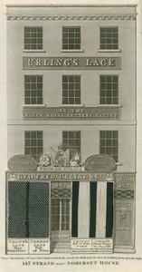 George Frederick Urling & Co, Spitzenverkäufer, 147 Strand, nahe Somerset House, London