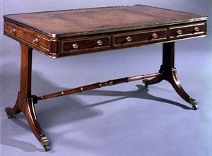 Schreibtisch von George III., frühes 19. Jahrhundert