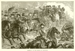 Georg II. in der Schlacht bei Dettingen
