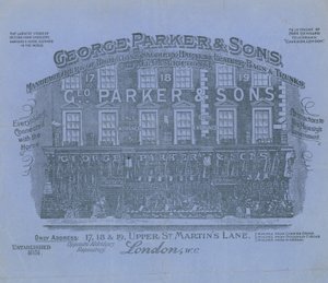 George Parker & Sons Laden von English School
