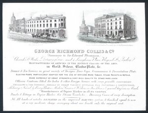 George Richmond Collis & Co, Visitenkarte von English School