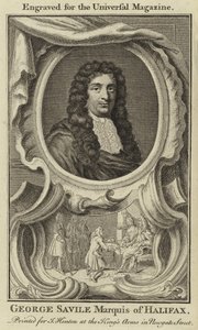 George Saville, Marquis von Halifax von English School